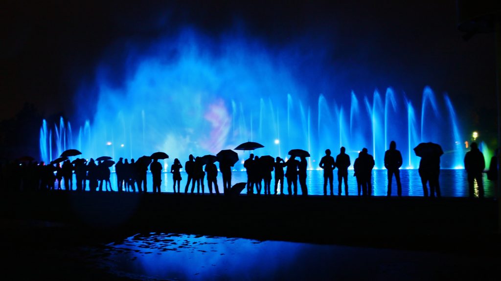 Zdjęcie fontanny we Wrocławiu